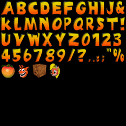 Haven test font bmp.